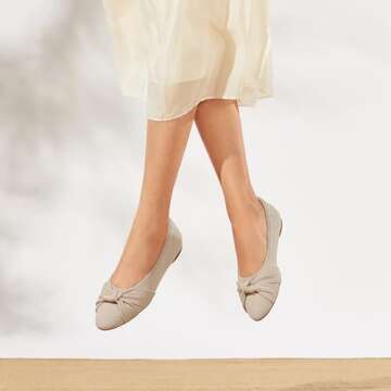 VIVAIA BiBi Women Cute Slip on Ballet Flats - Eco-Friendly Comfort for Every Step