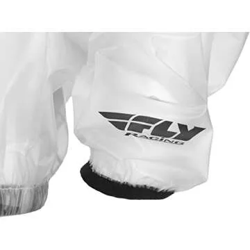 FLY RACING 354-6110S Clear Waterproof Rain Jacket - Perfect for Outdoor Activities
