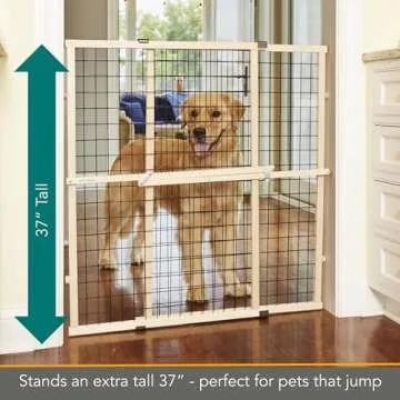 Durable MYPET North States Wire Mesh Dog Gate 37" Tall