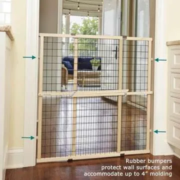 Durable MYPET North States Wire Mesh Dog Gate 37" Tall