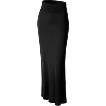 Stylish Sweet Hearts Maxi Skirt for Women - Made in USA