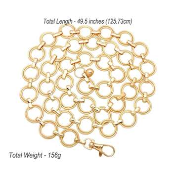 Stylish Women's O-Ring Chain Waist Belt - Fashion Accessory