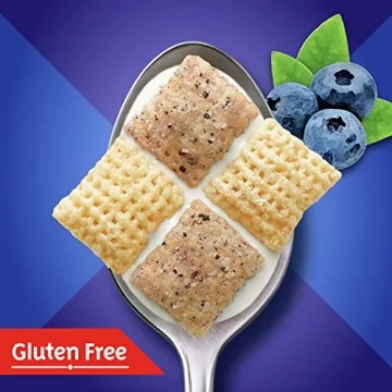 Blueberry Chex Cereal, Gluten Free Breakfast Cereal, Made with Whole Grain, 12 OZ