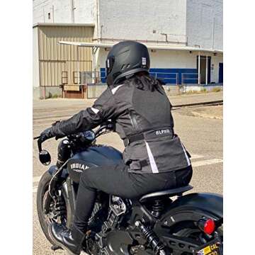 ALPHA CYCLE GEAR Women's All Season Motorcycle Jacket