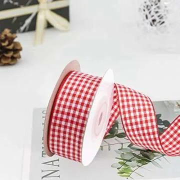 Fabric Ribbons for Crafts Gift Wrapping 30 Yards