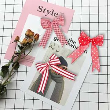 Fabric Ribbons for Crafts Gift Wrapping 30 Yards