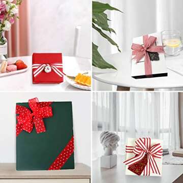 Fabric Ribbons for Crafts Gift Wrapping 30 Yards