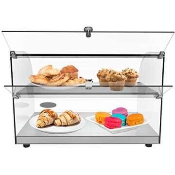 KoolMore Commercial Bakery Display Case with Curved Glass