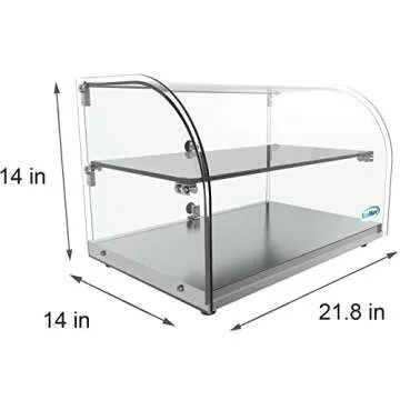 KoolMore Commercial Bakery Display Case with Curved Glass