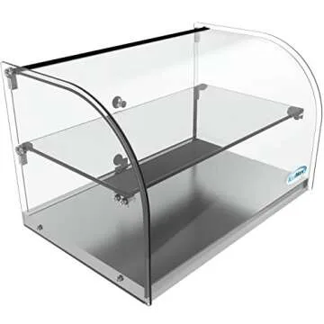 KoolMore Commercial Bakery Display Case with Curved Glass