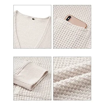 STYLEWORD Women's Lightweight Summer Cardigan Sweater with Pockets