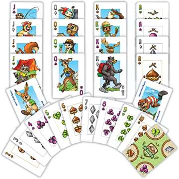 MasterPieces Jr Ranger Jumbo Playing Cards - Nature-Themed Fun for All Ages