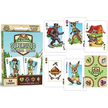 Jr Ranger Jumbo Playing Cards for Family Fun