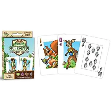 Jr Ranger Jumbo Playing Cards for Family Fun