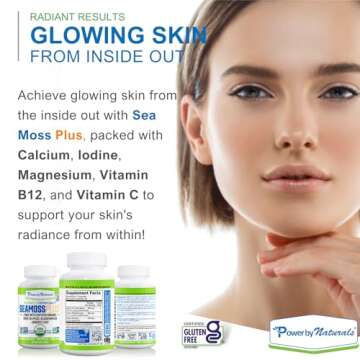 Power By Naturals Sea Moss Plus - Organic Supplement for Immunity