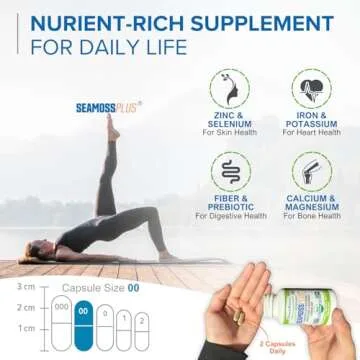 Power By Naturals Sea Moss Plus - Organic Supplement for Immunity