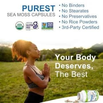 Power By Naturals Sea Moss Plus - Organic Supplement for Immunity
