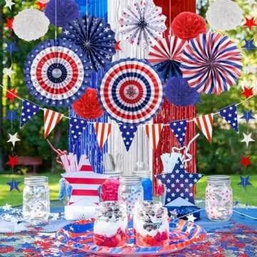 Buy July 4th Patriotic Party Decoration Set for Celebrations