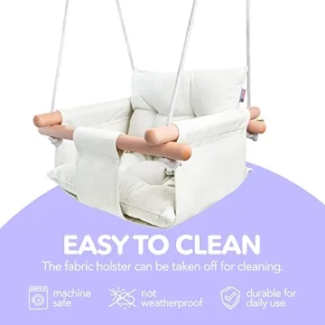 CaTeam Baby Swing - Comfortable Swing with Safety Belt