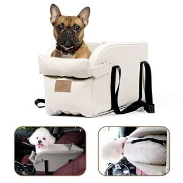 Dog Car Seat Centre Console for Small Pets Up to 22lbs