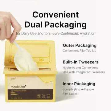 Medicube Daily Quick Facial Masks - Hydrate & Brighten Skin