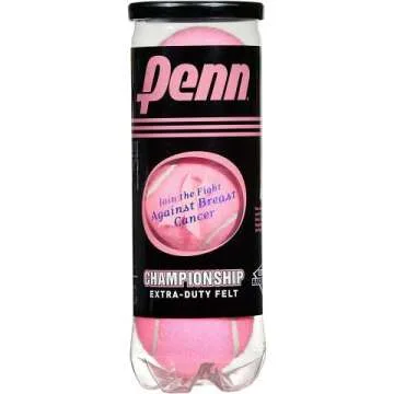 Penn Pink Championship Extra Duty Tennis Balls Can