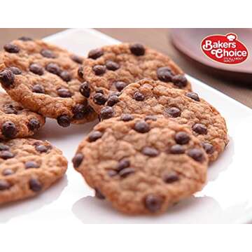 Chocolate Flavored Mini Chocolate Chips – Baking Ingredient, Topping and Decoration Candy for Ice Cream, Desserts and Baked Goods, Non Dairy, Kosher - 9 oz. - Baker’s Choice