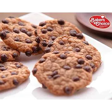 Chocolate Flavored Mini Chocolate Chips – Baking Ingredient, Topping and Decoration Candy for Ice Cream, Desserts and Baked Goods, Non Dairy, Kosher - 9 oz. - Baker’s Choice
