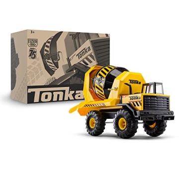 Tonka Steel Classics Mighty Cement Mixer Toy for Kids