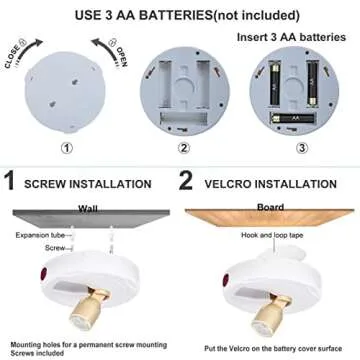 Buy HAMVIDNE Remote Control LED Spotlights for Home Decor