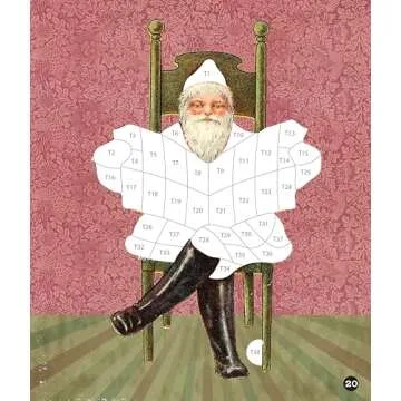Brain Games - Sticker by Number - Vintage: Christmas (28 Images to Sticker)