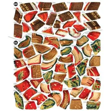 Brain Games - Sticker by Number - Vintage: Christmas (28 Images to Sticker)