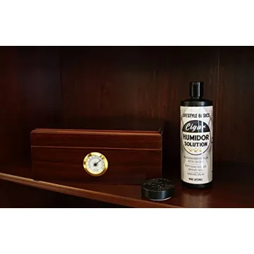 Lifestyle Basics Cigar Humidor Solution 16 oz Liquid - Non-Toxic and Effective