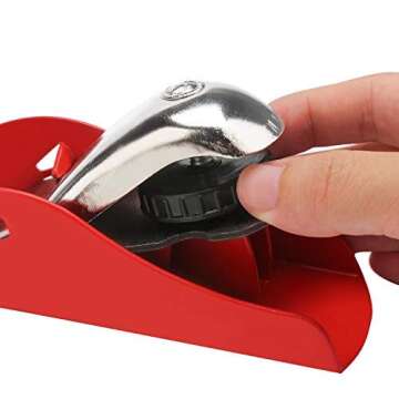 Mini Wood Planer, EnPoint Woodworking Small Hand Planer Craftsman Portable Planer Flat Base Block Plane Small Wood Bench Plane Woodcraft Hand Tool Smoothing Surface With 1.8In Planer Blade