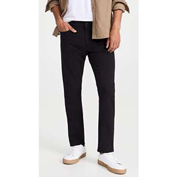 Theory Men's Raffi Neoteric Twill Pants, Black, 34