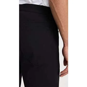Theory Men's Raffi Neoteric Twill Pants, Black, 34