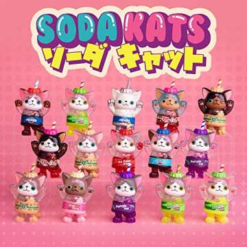 Funko Paka Paka: Soda Kats - Blind Capsule, One Mystery Figure, Multicolor