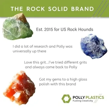 Polly Plastics Complete Rock Tumbling Media Kit for All Ages