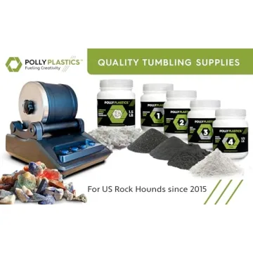 Polly Plastics Complete Rock Tumbling Media Kit for All Ages