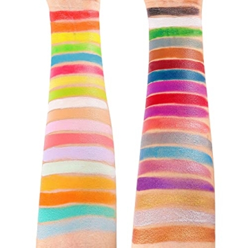 CCbeauty 36 Colors Face Paint Set for Creative Expression