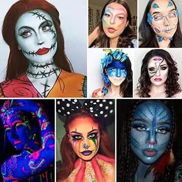 CCbeauty 36 Colors Face Paint Set for Creative Expression