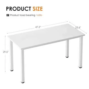 Need Computer Desk 47 inch Modern Home Office Writing Table