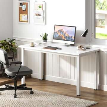 Need Computer Desk 47 inch Modern Home Office Writing Table
