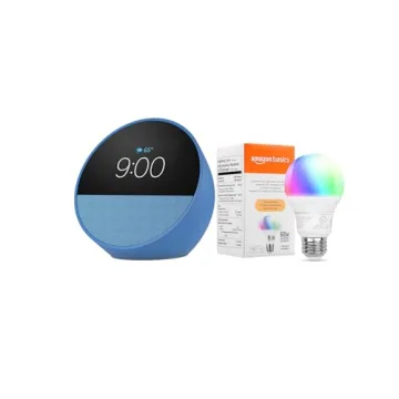 Revolutionary Echo Spot with Smart Color Bulb for Home