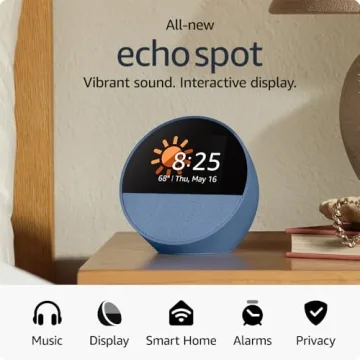 Smart Echo Spot and Color Bulb Bundle for Home