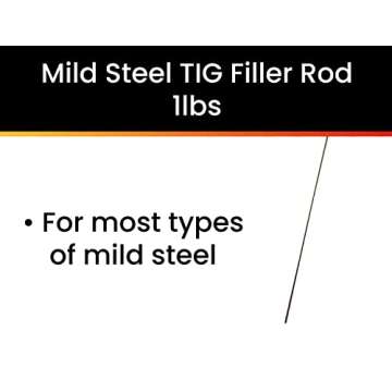 Hot Max 24188 1/16-Inch ER70S-6 Mild Steel TIG Rod