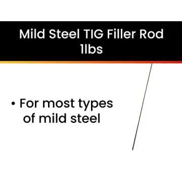 Hot Max 24188 1/16-Inch ER70S-6 Mild Steel TIG Rod