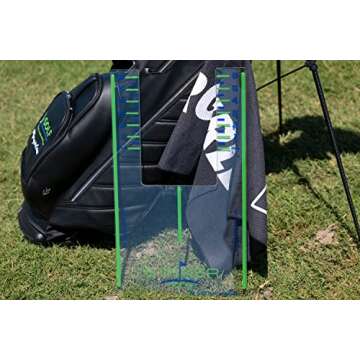The Striker 3000 Golf Training Aid - Improve Ball Striking - Helps Player Monitor Ball Position, Swing Path, and Angle of Attack