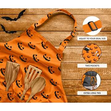 Utopia Kitchen Stylish and Durable Bib Apron