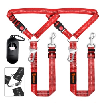 Removable Dog Seat Belts Harness for Car - Safe Travel
